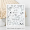 Spanish Baby's First ABC Book, Coloring Book, Baby Shower Activity, Printable File, 2 Sizes Included Spanish Baby's First ABC Book, Coloring Book, Baby Shower Activity, Printable File, 2 Sizes Included