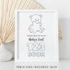 Baby's First 123 Book, Coloring Pages, Baby Shower Activity, Printable File, 2 Sizes Included Baby's First 123 Book, Coloring Pages, Baby Shower Activity, Printable File, 2 Sizes Included