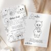 Baby's First Animals ABC Book, Coloring Book, Baby Shower Activity, Printable File, 2 Sizes Included Baby's First Animals ABC Book, Coloring Book, Baby Shower Activity, Printable File, 2 Sizes Included