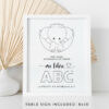 Baby's First Animals ABC Book, Coloring Pages, Baby Shower Activity, Printable File, 2 Sizes Included Baby's First Animals ABC Book, Coloring Pages, Baby Shower Activity, Printable File, 2 Sizes Included