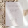 Minimal Boho Bridal Shower Games, Set of 3 Games, Printable File, Edit Yourself, SH21