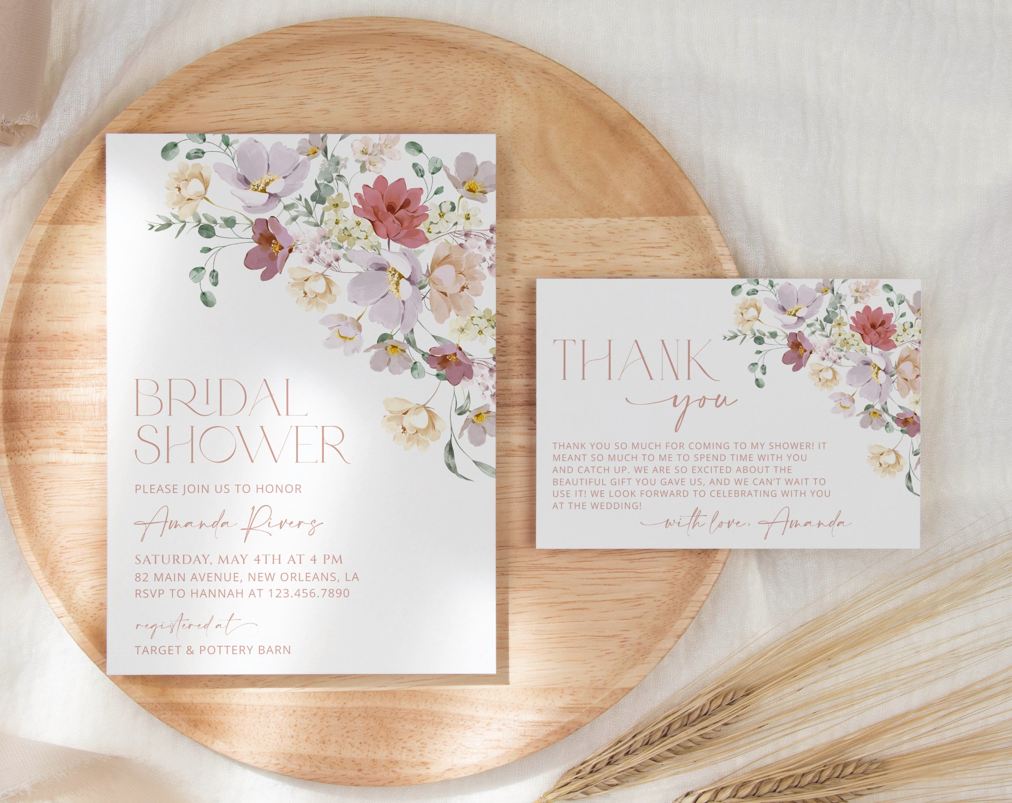 SH40 Colorful Flowers Bridal Shower Shop by Collection