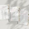 Pink Flowers Bridal Shower Games, Set of 3 Games, Printable File, Edit Yourself, SH43