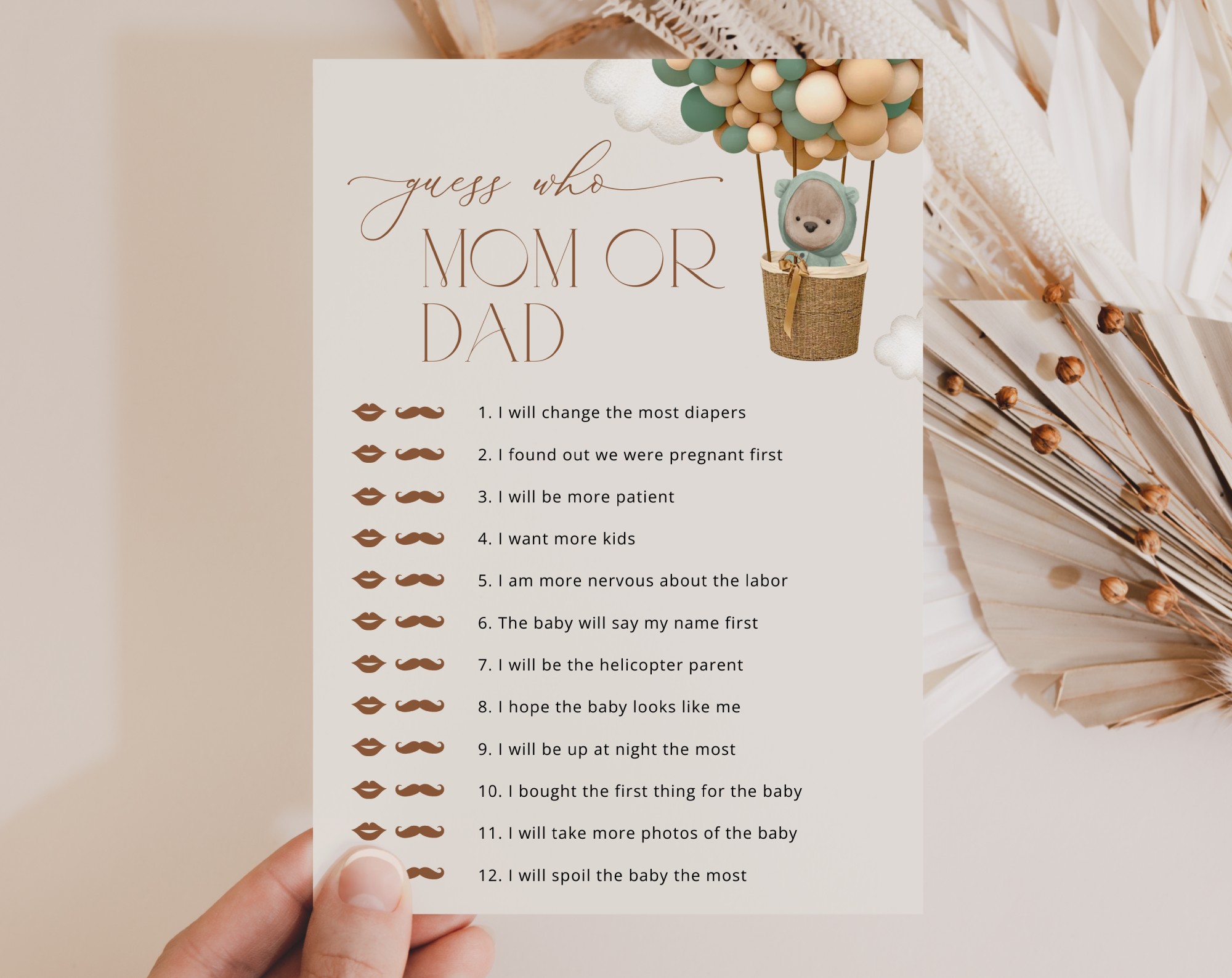 Bear and Green Balloons Baby Shower Games, Set of 3 Games, Gender Neutral Baby Shower, Printable File, Edit Yourself, SH52 Bear and Green Balloons Baby Shower Games, Set of 3 Games, Gender Neutral Baby Shower, Printable File, Edit Yourself, SH52