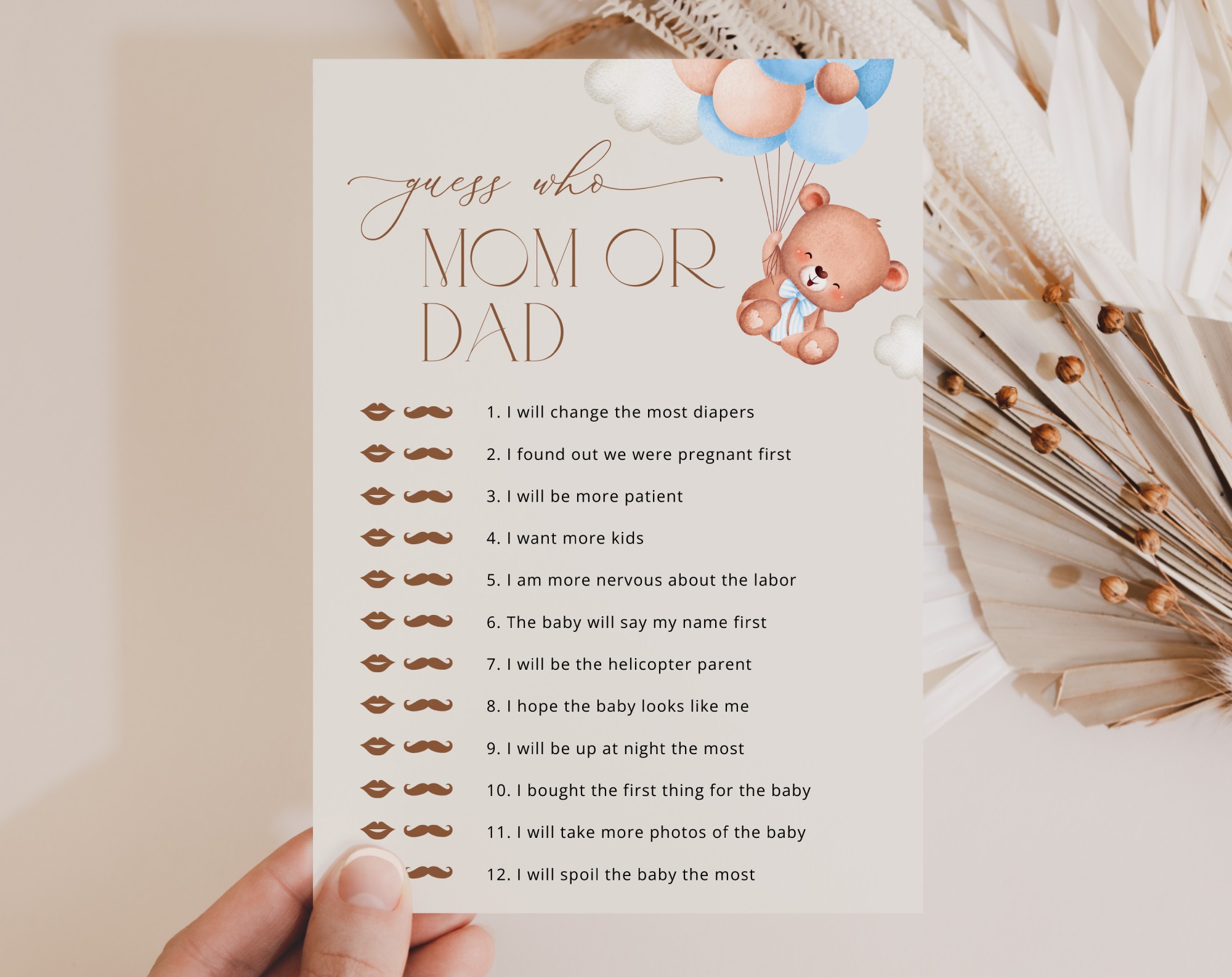 Baby Bear with Blue Balloons Baby Shower Games, Set of 3 Games, Boy Baby Shower, Printable File, Edit Yourself, SH59 Baby Bear with Blue Balloons Baby Shower Games, Set of 3 Games, Boy Baby Shower, Printable File, Edit Yourself, SH59