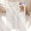 Teddy Bear with Purple Balloons Baby Shower Games, Set of 3 Games, Girl Baby Shower, Printable File, Edit Yourself, SH68