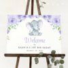 Cute Elephant Welcome Sign, Birthday Sign, First Birthday, Girl Birthday, Printable File, Edit Yourself, SH100 Cute Elephant Welcome Sign, Birthday Sign, First Birthday, Girl Birthday, Printable File, Edit Yourself, SH100