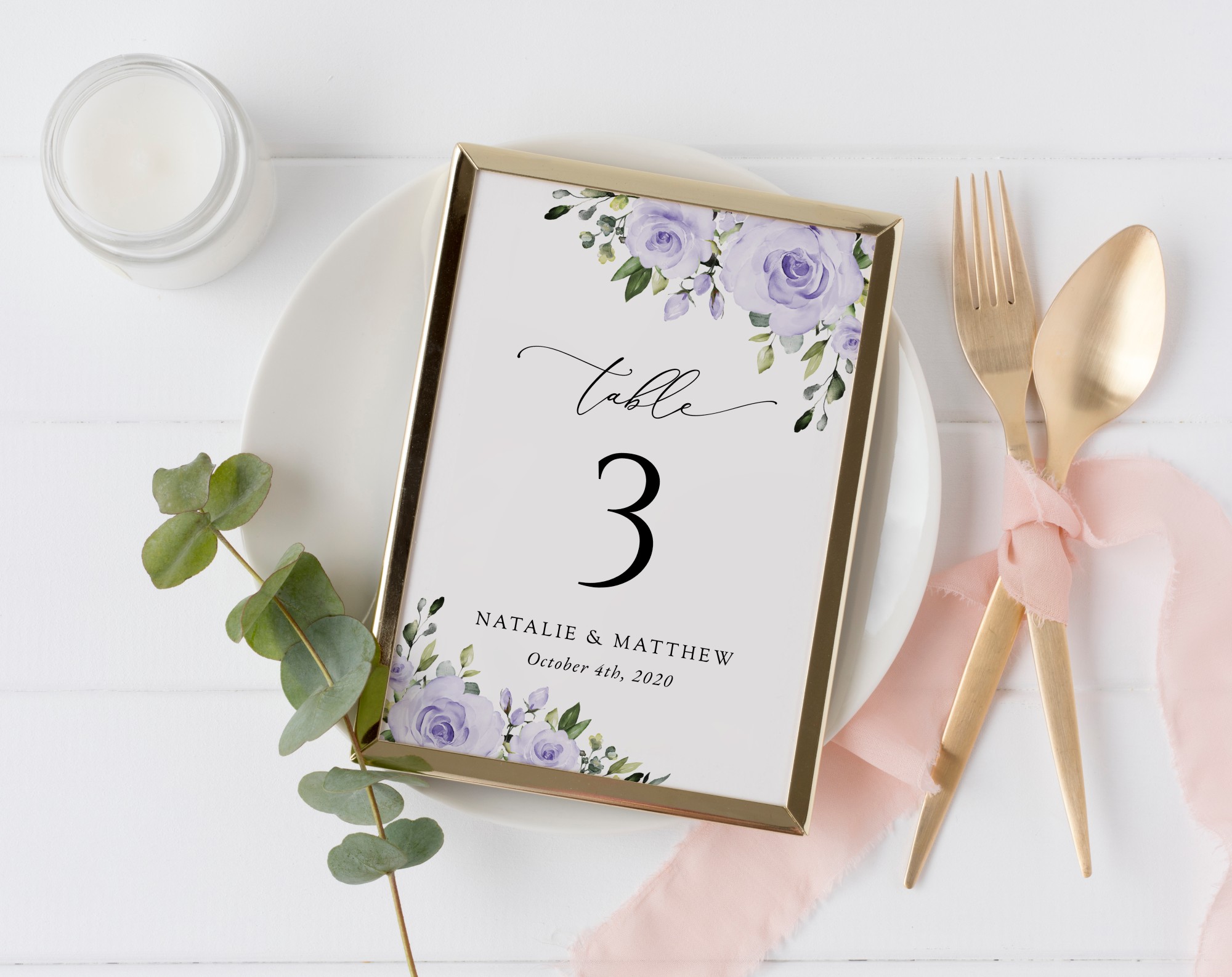 Purple Flowers Table Number Sign, Wedding Sign, Printable File, Edit Yourself, SH29 Purple Flowers Table Number Sign, Wedding Sign, Printable File, Edit Yourself, SH29