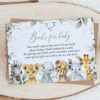Wild Animals Baby Shower Invitation Suite, Boy Baby Shower, Printable File, Edit Yourself, SH42 Wild Animals Baby Shower Invitation Suite, Boy Baby Shower, Printable File, Edit Yourself, SH42