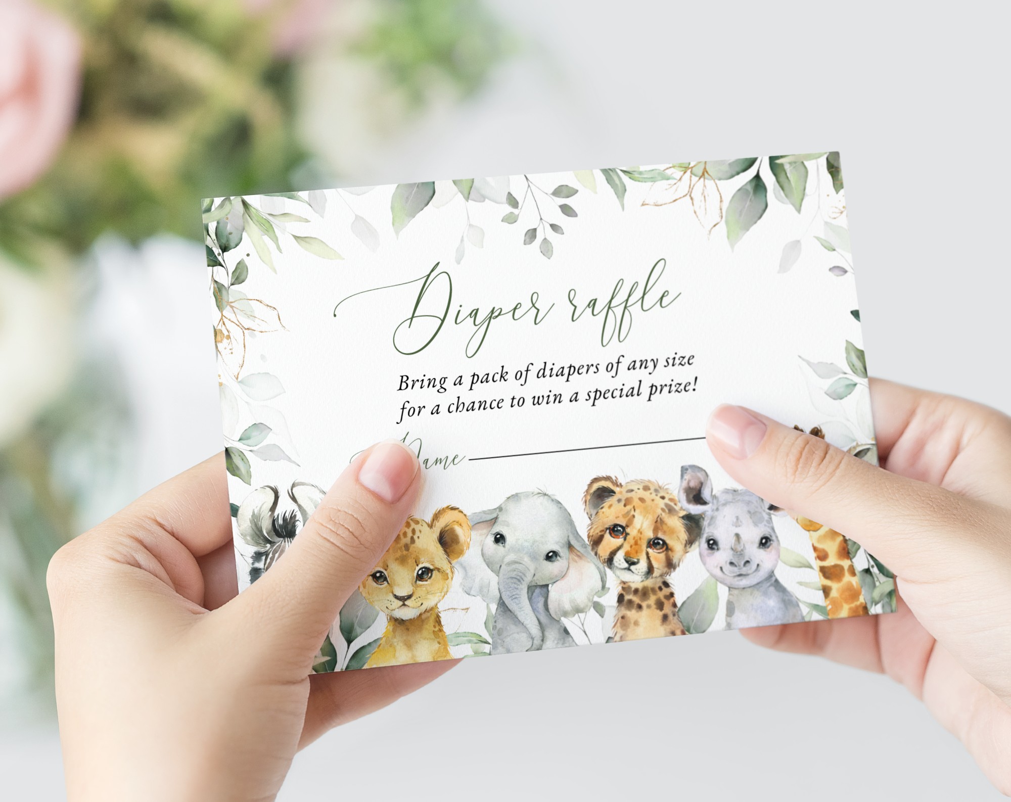 Wild Animals Baby Shower Invitation Suite, Boy Baby Shower, Printable File, Edit Yourself, SH42 Wild Animals Baby Shower Invitation Suite, Boy Baby Shower, Printable File, Edit Yourself, SH42