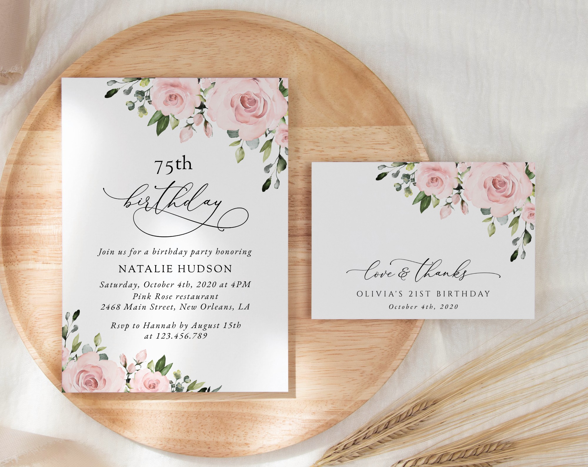 SH91 Blush Flowers Birthday Shop by Collection