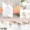 Blush Flowers Birthday Mini Bundle, Girl Birthday, Any Birthday, Printable File, Edit Yourself, SH91