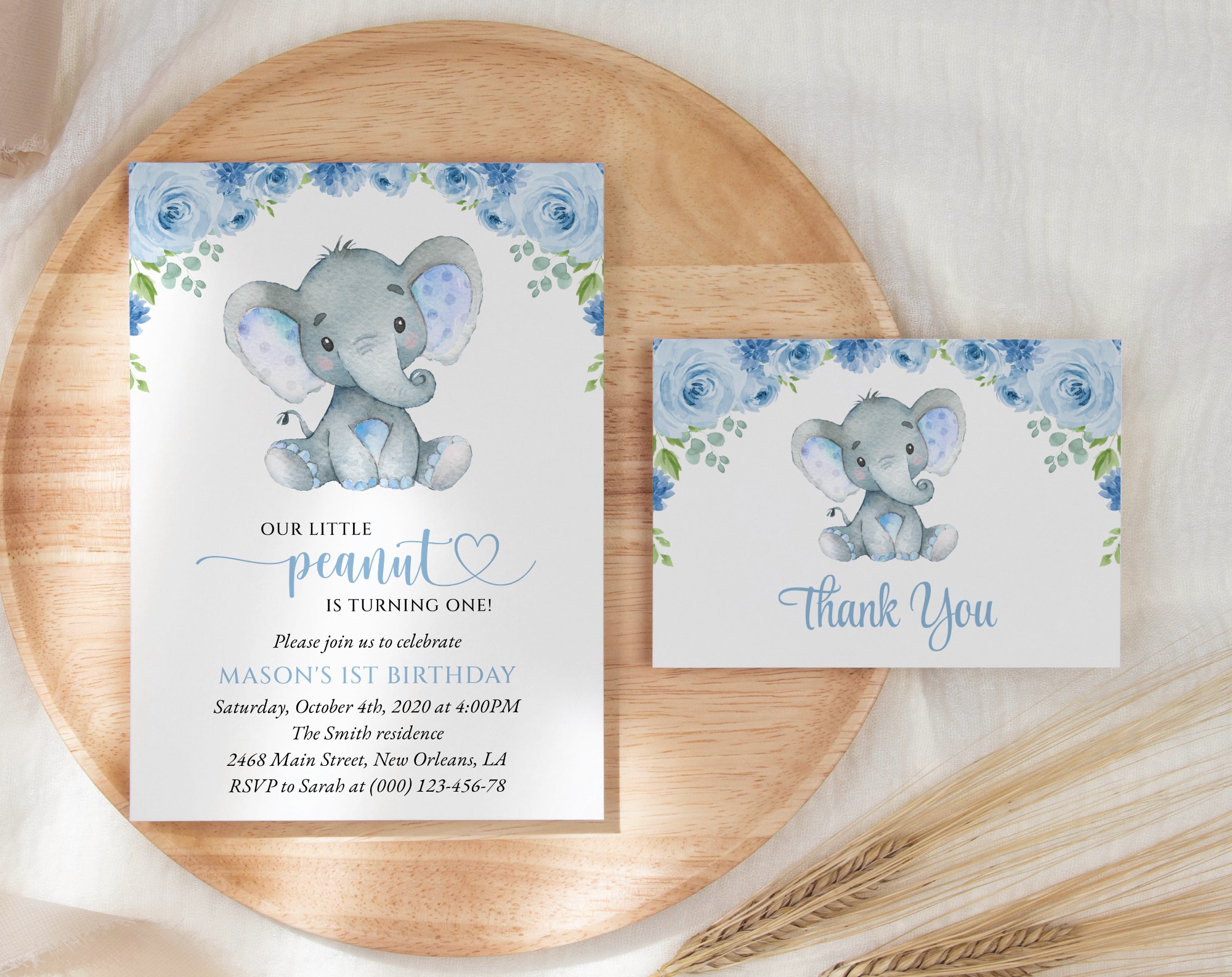 SH99 Baby Elephant First Birthday Shop by Collection