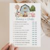 Farm Animals and Blue Barn Baby Shower Games, Set of 3 Games, Boy Baby Shower, Printable File, Edit Yourself, SH102