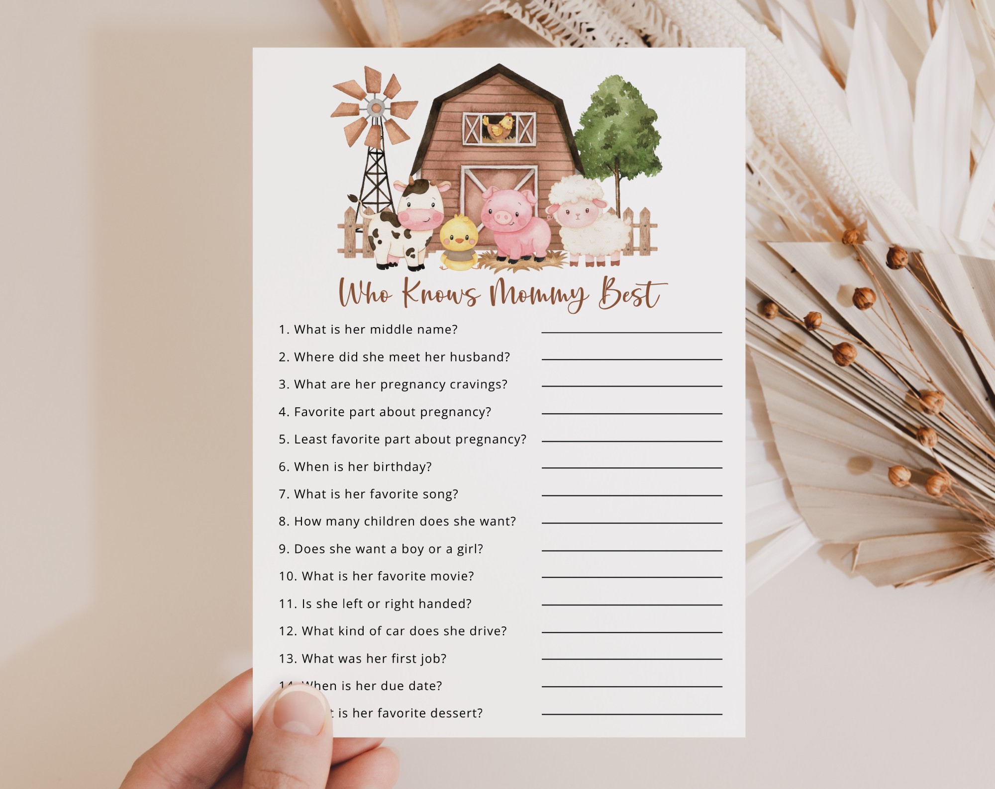 Farm Animals and Brown Barn Baby Shower Games, Set of 3 Games, Gender Neutral Baby Shower, Printable File, Edit Yourself, SH103 Farm Animals and Brown Barn Baby Shower Games, Set of 3 Games, Gender Neutral Baby Shower, Printable File, Edit Yourself, SH103