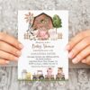 Farm Animals and Brown Barn Baby Shower Invitation, Gender Neutral Baby Shower, Printable File, Edit Yourself, SH103