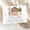 Farm Animals and Brown Barn Baby Shower Invitation Suite, Gender Neutral Baby Shower, Printable File, Edit Yourself, SH103