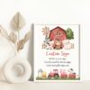 Farm Animals and Red Barn Custom Sign, Printable File, Edit Yourself, SH104 SH115