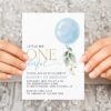 Blue Balloon First Birthday Invitation, Birthday Stationery, Boy Birthday, Printable File, Edit Yourself, SH105 Blue Balloon First Birthday Invitation, Birthday Stationery, Boy Birthday, Printable File, Edit Yourself, SH105