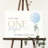 Blue Balloon Welcome Sign, Birthday Sign, First Birthday, Boy Birthday, Printable File, Edit Yourself, SH105 Blue Balloon Welcome Sign, Birthday Sign, First Birthday, Boy Birthday, Printable File, Edit Yourself, SH105