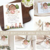 Farm Animals and Brown Barn First Birthday Mini Bundle, Gender Neutral Birthday, Printable File, Edit Yourself, SH116 Farm Animals and Brown Barn First Birthday Mini Bundle, Gender Neutral Birthday, Printable File, Edit Yourself, SH116