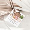 Farm Animals and Brown Barn Favor Tags, First Birthday, Gender Neutral, Printable File, Edit Yourself, SH116
