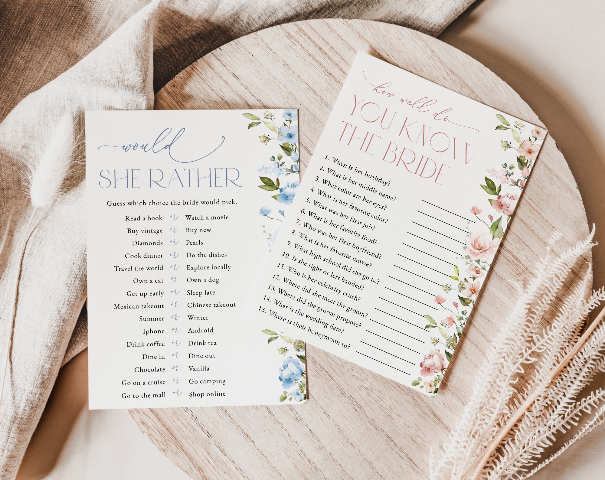 Bridal Shower - Games