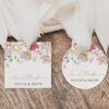 Colorful Flowers Favor Tags, Gift Tags, Party Tags, Wedding, Printable File, Edit Yourself, SH131