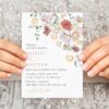 Colorful Flowers Wedding Invitation, Wedding Stationery, Printable File, Edit Yourself, SH131