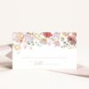 Colorful Flowers Place Card, Wedding Stationery, Printable File, Edit Yourself, SH131