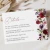 Burgundy, Purple and Blush Flowers Wedding Invitation Suite, Wedding Stationery, Printable File, Edit Yourself, SH132 Burgundy, Purple and Blush Flowers Wedding Invitation Suite, Wedding Stationery, Printable File, Edit Yourself, SH132