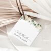 Cream White Flowers Favor Tags, Wedding Gift Tags, Printable File, Edit Yourself, SH133 Cream White Flowers Favor Tags, Wedding Gift Tags, Printable File, Edit Yourself, SH133