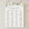 Cream White Flowers Seating Chart, Wedding Sign, Printable File, Edit Yourself, SH133 Cream White Flowers Seating Chart, Wedding Sign, Printable File, Edit Yourself, SH133