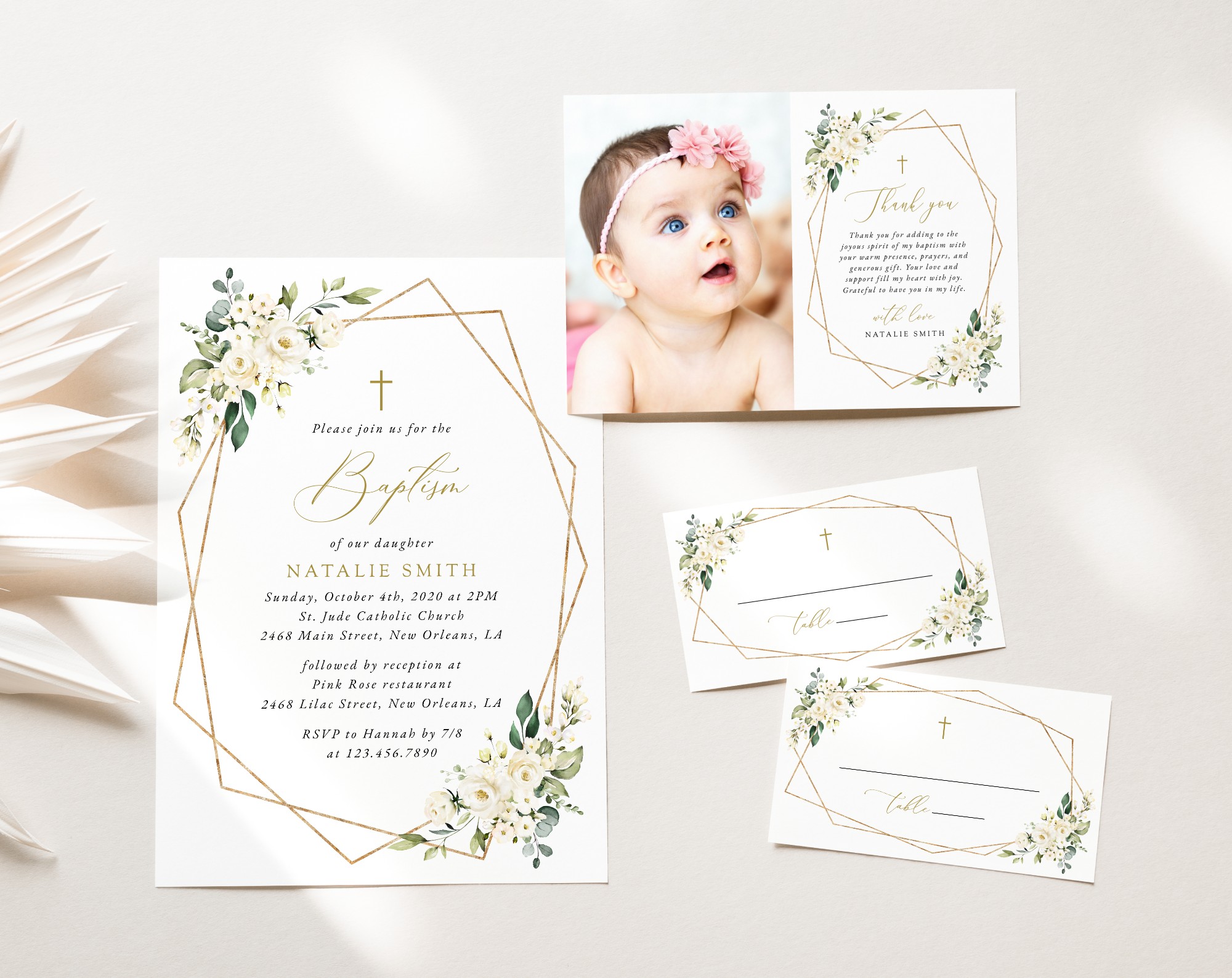 SH138 White Flowers Baptism Shop by Collection SH138 White Flowers Baptism Shop by Collection