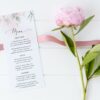 Blush Pink Flowers Menu, Baptism, First Holy Communion, Printable File, Edit Yourself, SH142 SH143 Blush Pink Flowers Menu, Baptism, First Holy Communion, Printable File, Edit Yourself, SH142 SH143