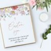 Colorful Flowers Custom Sign, Baptism, First Holy Communion, Printable File, Edit Yourself, SH144 SH145 Colorful Flowers Custom Sign, Baptism, First Holy Communion, Printable File, Edit Yourself, SH144 SH145