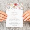 Colorful Flowers Baptism Invitation, Baptism Stationery, Printable File, Edit Yourself, SH144 Colorful Flowers Baptism Invitation, Baptism Stationery, Printable File, Edit Yourself, SH144