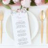 Colorful Flowers Menu, Baptism, First Holy Communion, Printable File, Edit Yourself, SH144 SH145 Colorful Flowers Menu, Baptism, First Holy Communion, Printable File, Edit Yourself, SH144 SH145