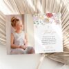 Colorful Flowers First Holy Communion Thank You Card, Printable File, Edit Yourself, SH145 Colorful Flowers First Holy Communion Thank You Card, Printable File, Edit Yourself, SH145