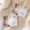 Colorful Flowers First Holy Communion Thank You Card, Printable File, Edit Yourself, SH145 Colorful Flowers First Holy Communion Thank You Card, Printable File, Edit Yourself, SH145