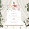 Colorful Flowers Welcome Sign, First Holy Communion Sign, Printable File, Edit Yourself, SH145 Colorful Flowers Welcome Sign, First Holy Communion Sign, Printable File, Edit Yourself, SH145