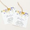 Purple and Yellow Flowers First Holy Communion Favor Tags, Printable File, Edit Yourself, SH147 Purple and Yellow Flowers First Holy Communion Favor Tags, Printable File, Edit Yourself, SH147