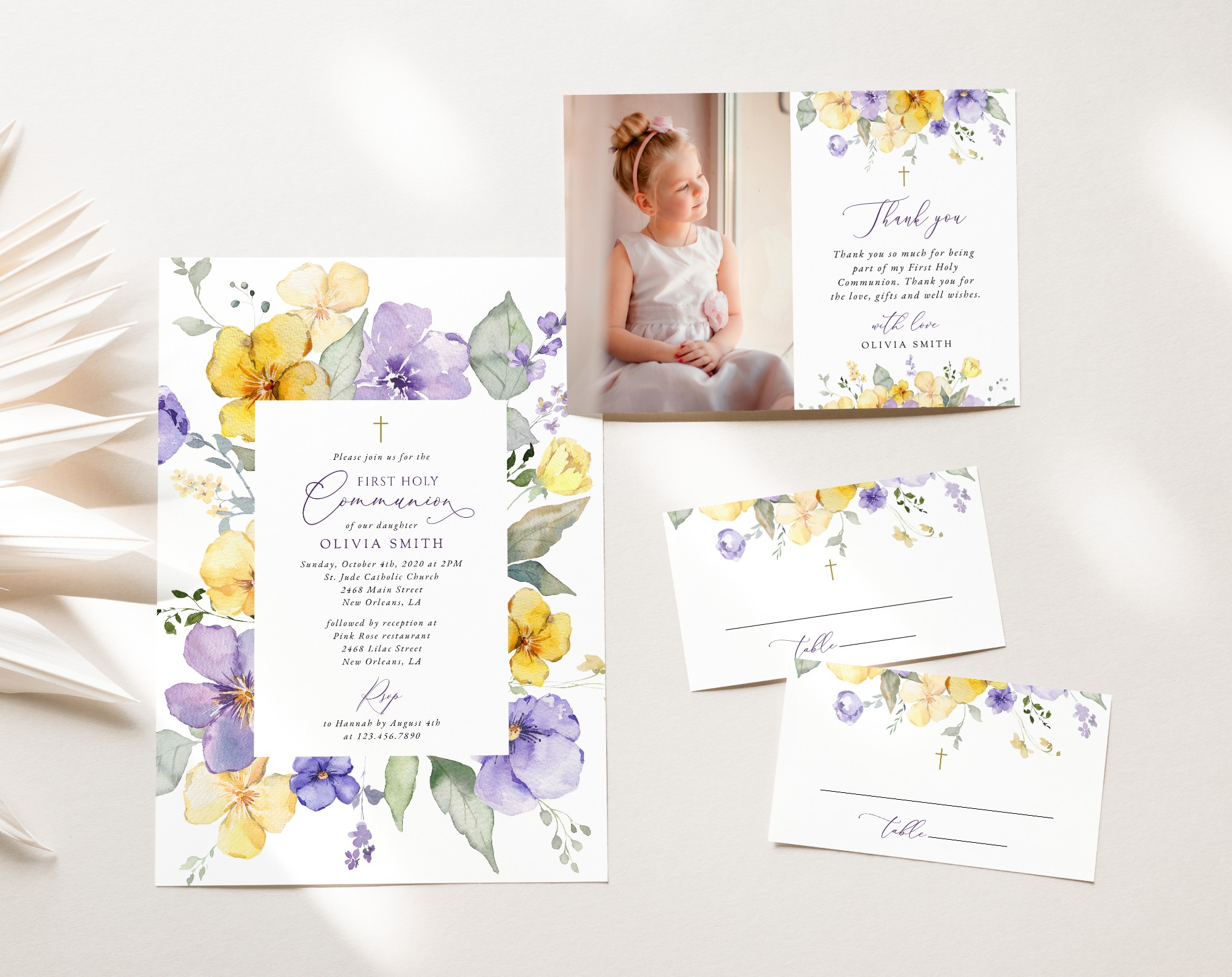 SH147 Purple and Yellow Flowers First Holy Communion Shop by Collection SH147 Purple and Yellow Flowers First Holy Communion Shop by Collection