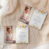 Purple and Yellow Flowers First Holy Communion Thank You Card, Printable File, Edit Yourself, SH147 Purple and Yellow Flowers First Holy Communion Thank You Card, Printable File, Edit Yourself, SH147
