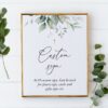 Greenery and Gold Baptism Mini Bundle, Printable File, Edit Yourself, SH148