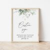 Greenery and Gold Custom Sign, Baptism, First Holy Communion, Printable File, Edit Yourself, SH148 SH149 Greenery and Gold Custom Sign, Baptism, First Holy Communion, Printable File, Edit Yourself, SH148 SH149