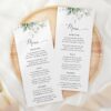 Greenery and Gold First Holy Communion Mini Bundle, Printable File, Edit Yourself, SH149