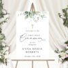 Greenery and Gold First Holy Communion Mini Bundle, Printable File, Edit Yourself, SH149