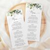 Eucalyptus Leaves Menu, Baptism, First Holy Communion, Printable File, Edit Yourself, SH150 SH151 Eucalyptus Leaves Menu, Baptism, First Holy Communion, Printable File, Edit Yourself, SH150 SH151