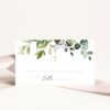 Eucalyptus Leaves Place Card, Baptism, First Holy Communion, Printable File, Edit Yourself, SH150 SH151 Eucalyptus Leaves Place Card, Baptism, First Holy Communion, Printable File, Edit Yourself, SH150 SH151
